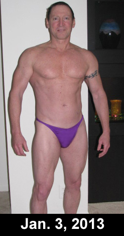 Body after 6 months of exercise.