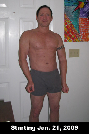 Starting to exercise.